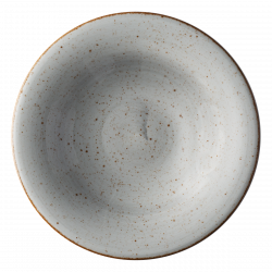 Plate deep 23 cm grey - Chic color