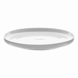 Teller flach U-Coupe 25 cm - Gaya Atelier white