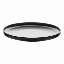 Dezertní talíř U-Coupe 20 cm - Gaya Atelier černý matný