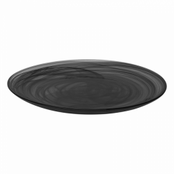 Talíř plytký 28 cm - Elements Glas černý