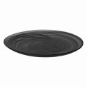 Tanier plytký 28 cm - Elements Glass čierny