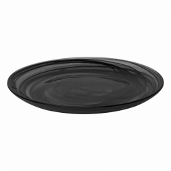 Talíř plytký 21 cm - Elements Glas černý