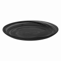 Tanier plytký 21 cm - Elements Glass čierny