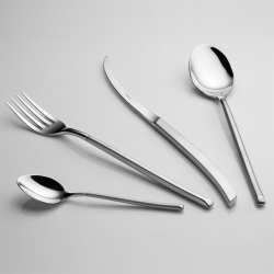 Vegetable serving fork - Avantgarde sandblast