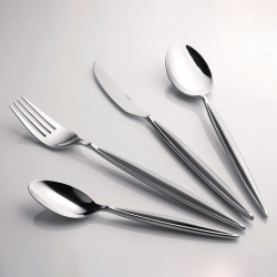 Table Spoon hollow handle - Montevideo sandblast Platinum Line