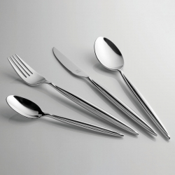 Table Spoon hollow handle - Montevideo all mirror Platinum Line