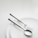 Vidlička na dort s dutou rukojetí - Santiago lesklý