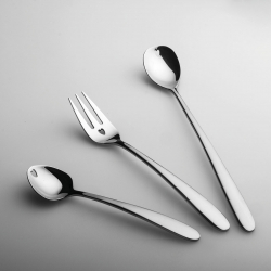 Cake Fork with Heart - S-Line all mirror