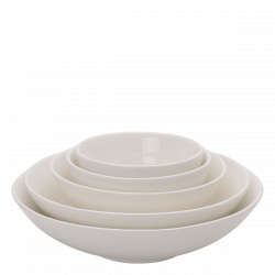 Bowl ø 21.5 cm H: 5.5 cm - Gaya Atelier white
