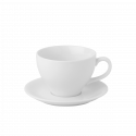 Cappuccino Cup big, ital. Style - Elements white