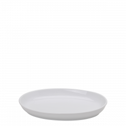 Oven dish oval 35 x 23 x 4.5 cm - Elements white