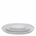 Oven dish oval 25 x 17 x 4.5 cm - Elements white