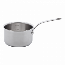 Kastrol Ø 16 cm , H: 9.5 cm 1.9 lt, bez poklice - Sirius Triply Lunasol pánve lesklá