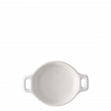 Bowl round with handle Ø 7.2 cm H: 2 cm - Gaya Atelier white