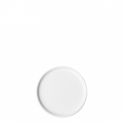 Miska okrúhla ø 10.5 cm H: 1.3 cm - Gaya Atelier biely