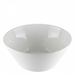 Bowl conical Ø 25 cm H 10.6 cm - RGB white Lunasol