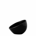 Bowl aslope medium, 14 cm - Flow Eco black Lunasol