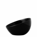 Miska zošikmená veľká, 19 cm - Flow Eco čierny Lunasol