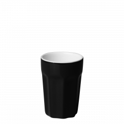 Mocca Cup 80 ml, H: 80 mm - RGB black glossy Lunasol