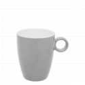 Kávová šálka 190 ml, vysoká - RGB bledosivý lesklý Lunasol