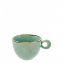 Coffee/tea cup 200 ml - Gaya Sand turquoise Lunasol