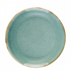 Flat Plate 28 cm - Gaya Sand turquoise Lunasol