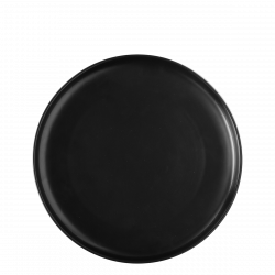 Tanier plytký U-Coupe 25 cm - FLOW Lunasol čierny
