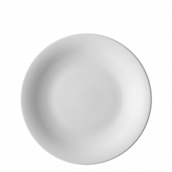 Tanier plytký 25 cm - Chic biely