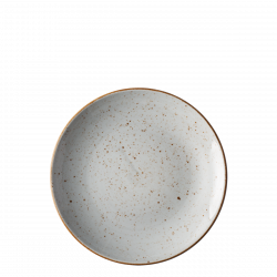 Talíř plytký 21 cm šedý - Chic barevný