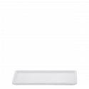 Tanier obdĺžnikový 20 x 10 cm - Buffet Lunasol univerzálny biely