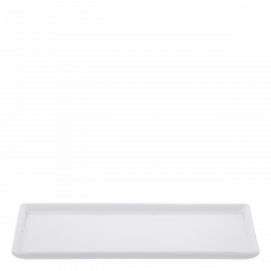 Tanier obdĺžnikový 25 x 14 cm - Buffet Lunasol univerzálny biely