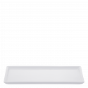 Tanier obdĺžnikový 25 x 14 cm - Tosca biely