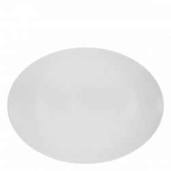 Platte oval 42 cm - Tosca weiss