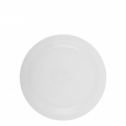 Fahnenteller flach 24cm - Tosca weiss