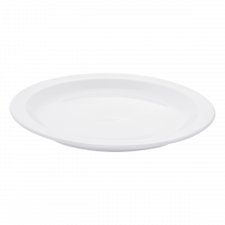 Fahnenteller flach 24cm - Tosca weiss