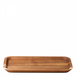 Tray rectangular Acacia 30 x 17.5 x 2 cm - FLOW Wooden