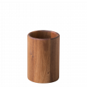 Utensil Holder Acacia 17.8 cm Ø 12.7 cm - FLOW Wooden