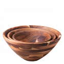 Miska na šalát Agát Ø 20.3 cm x 10 cm - FLOW Wooden