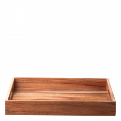 Serviertablett Akazie 45.7 x 30.5 x 6.3 cm - FLOW Wooden