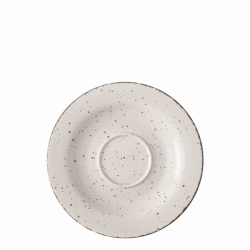 Coffee Saucer 15,5 cm - Gaya Atelier light grey speckled