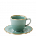 Coffee Saucer 15,5 cm - Gaya Sand turquoise Lunasol