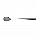 Latte Macchiato Spoon with Heart - Alpha PVD grey all mirror