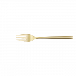 Cake Fork - Living PVD Champagne all mirror