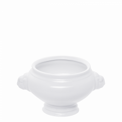 Soup Bowl 500 ml with Lion head - Lunasol Hotel porcelain uni white