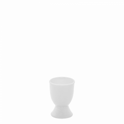 Egg Cup h:6 cm - Lunasol Hotel porcelain uni white