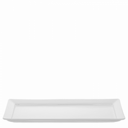 Talíř obdélníkový 36x17.5cm - Lunasol Hotelový porcelán univerzální bílý