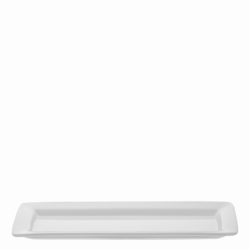 Talíř obdélníkový 30x12.5cm - Lunasol Hotelový porcelán univerzální bílý