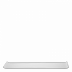 Sleigh Plate 55x15 cm - Buffet Lunasol uni white
