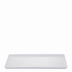 Tanier obdĺžnikový 35.5 x 21 cm - Buffet Lunasol univerzálny biely