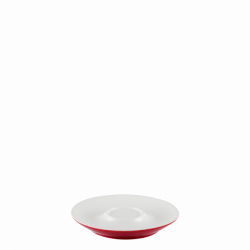 Kávová-/ čajová podšálka 15cm - RGB červený lesklý Lunasol